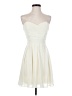 TFNC 100% Polyester Solid Ivory Cocktail Dress Size XS - photo 1