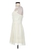 TFNC 100% Polyester Solid Ivory Cocktail Dress Size XS - photo 5