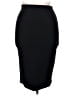 River Island Solid Black Casual Skirt Size 14 - photo 1