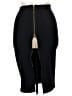River Island Solid Black Casual Skirt Size 14 - photo 2