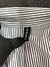 Fashion Stripes Gray Long Sleeve Blouse Size L - photo 7