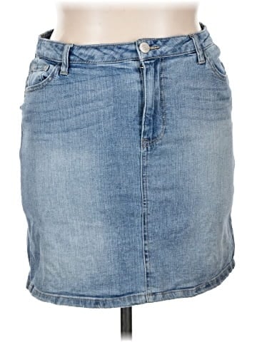 Almost Famous Denim Skirt (view 1)