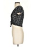 Shein Black Short Sleeve Top Size 2 - photo 5
