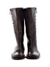 Céline 100% Leather Brown Eyelet Boots Size EU 35 1/2 - photo 2