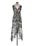 Moda International 100% Polyester Animal Print Silver Cocktail Dress One size - photo 1