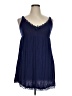 AvidLove Blue Sleeveless Blouse Size XL - photo 1