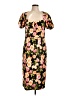 Alexia Admor Floral Black Cocktail Dress Size L - photo 1
