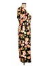 Alexia Admor Floral Black Cocktail Dress Size L - photo 4