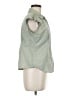 ALC Stretch Green Sleeveless Button-Down Shirt Size M - photo 4
