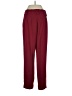 Express 100% Polyester Solid Burgundy Casual Pants Size 4R - photo 2