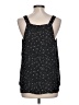 Ann Taylor LOFT 100% Polyester Stars Black Sleeveless Blouse Size Lg Petite - photo 2
