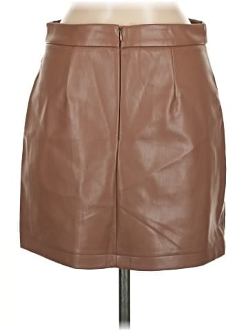 Shinestar Faux Leather Skirt (view 2)