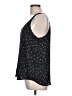 Ann Taylor LOFT 100% Polyester Stars Black Sleeveless Blouse Size Lg Petite - photo 5