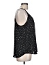 Ann Taylor LOFT 100% Polyester Stars Black Sleeveless Blouse Size Lg Petite - photo 4