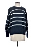 Moon & Madison Stripes Blue Pullover Sweater Size S - photo 1