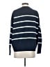 Moon & Madison Stripes Blue Pullover Sweater Size S - photo 2