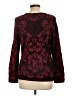 Chico's Paisley Burgundy Pullover Sweater Size Lg (2) - photo 2