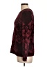 Chico's Paisley Burgundy Pullover Sweater Size Lg (2) - photo 5