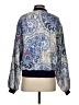 Free People 100% Tencel Paisley Blue Jacket Size S - photo 2