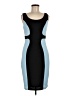 Jax Color Block Blue Cocktail Dress Size 8 - photo 1