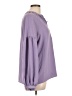 NY Collection 100% Polyester Purple Long Sleeve Blouse Size L - photo 4
