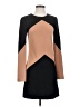 Gianni Bini Color Block Brown Casual Dress Size S - photo 1