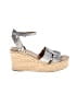 Franco Sarto Silver Wedges Size 9 1/2 - photo 1