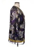 Avenue 100% Polyester Purple 3/4 Sleeve Blouse Size 14 Plus - photo 4