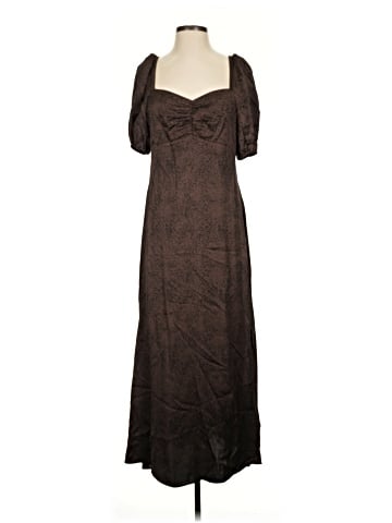 Madewell Puff-Sleeve Sweetheart Midi Dress (view 1)