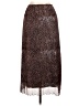 Unbranded Animal Print Brown Casual Skirt Size L - photo 2