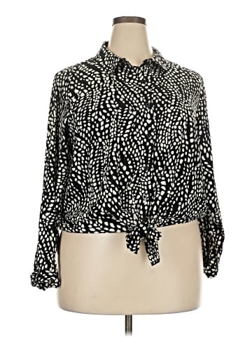 Simply Vera Vera Wang Long Sleeve Blouse (view 1)
