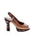 John Fluevog 100% Leather Tan Heels Size 7 - photo 1