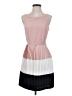 As U Wish 100% Polyester Color Block Pink Cocktail Dress Size 3 - photo 1