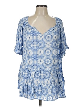 Beach Lunch Lounge Short Sleeve Blouse