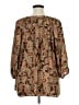 Rose + Olive 100% Polyester Paisley Brown 3/4 Sleeve Blouse Size 1X - photo 2