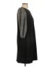 DKNY Solid Black Cocktail Dress Size 12 - photo 4