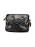 Margot 100% Leather Black Leather Satchel One size - photo 1