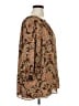 Rose + Olive 100% Polyester Paisley Brown 3/4 Sleeve Blouse Size 1X - photo 4