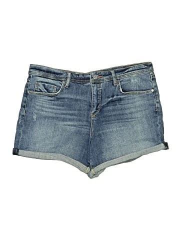 Pilcro and the Letterpress Denim Shorts (view 1)