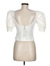 Alice + Olivia White Short Sleeve Top Size M - photo 2