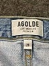 AGOLDE 100% Cotton Blue Denim Shorts Size 28 waist - photo 3