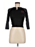 Under Armour 100% Polyester Color Block Black Long Sleeve Polo Size 6 - photo 1
