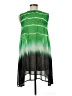 Rafaella Tie-dye Green Casual Dress Size M - photo 2