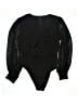 Shein 100% Polyester Black Bodysuit Size 4 - photo 1