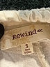 Rewind Solid Ivory Shorts Size S - photo 3