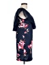 Unbranded Floral Blue Cocktail Dress Size L - photo 4
