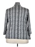 NY Collection Silver 3/4 Sleeve Top Size 3X - photo 2