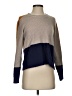 Pinque Color Block Gray Pullover Sweater Size S - photo 1