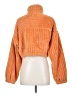 Le Lis 100% Polyester Orange Turtleneck Sweater Size S - photo 2