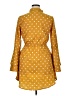 Blush 100% Polyester Polka Dots Yellow Casual Dress Size XL - photo 2